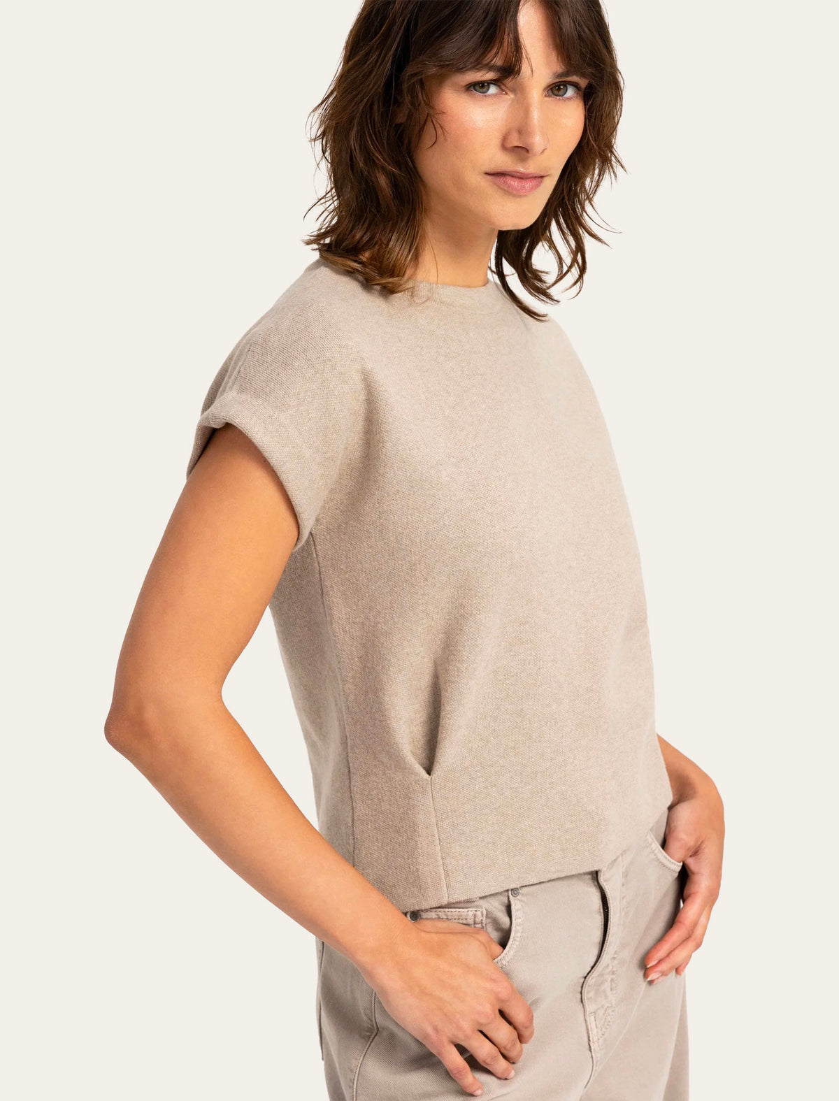 Jacquard Sans Manches