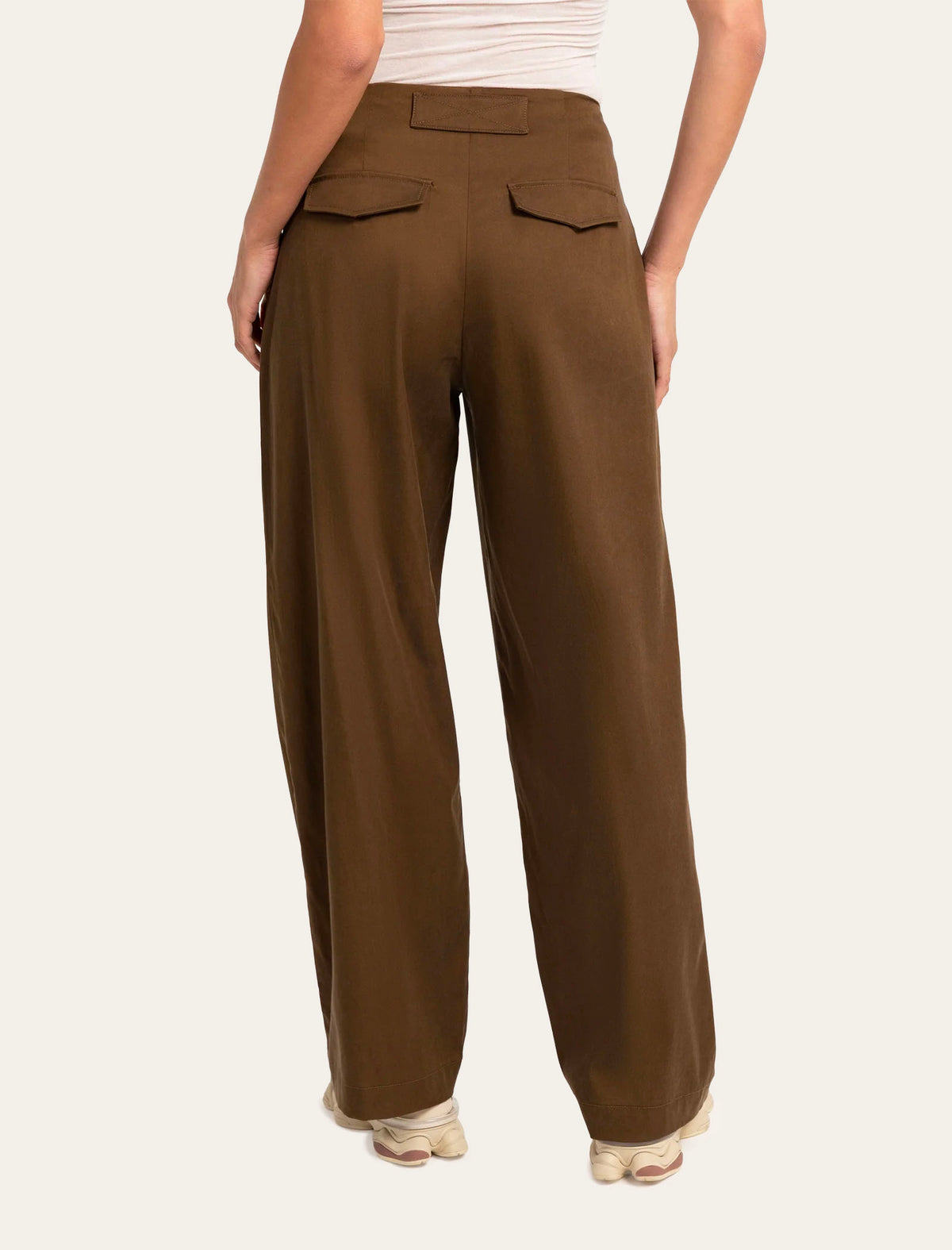 Jambes Larges Plissees