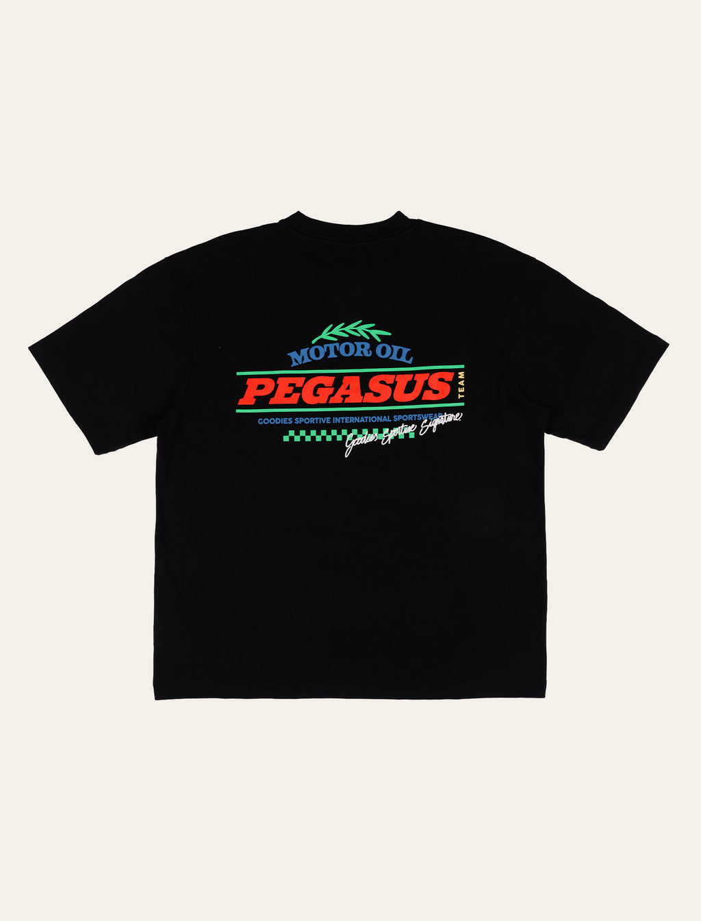 Motor Oil Black Tee
