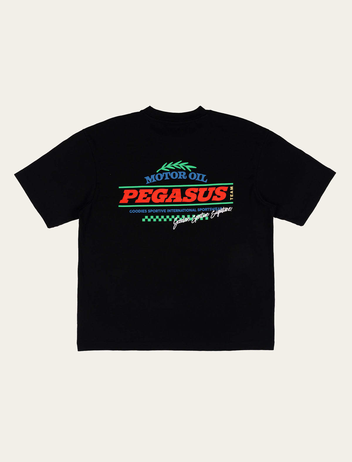 Motor Oil Black Tee