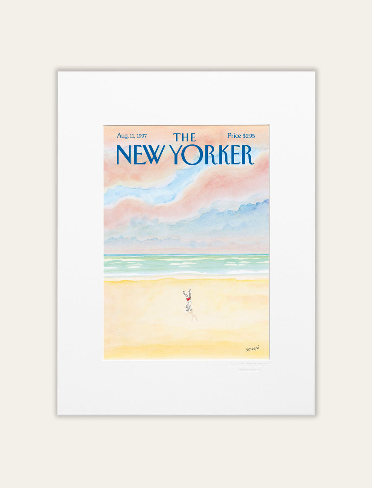 The New Yorker 134 Sempé Man Doing A Handstand