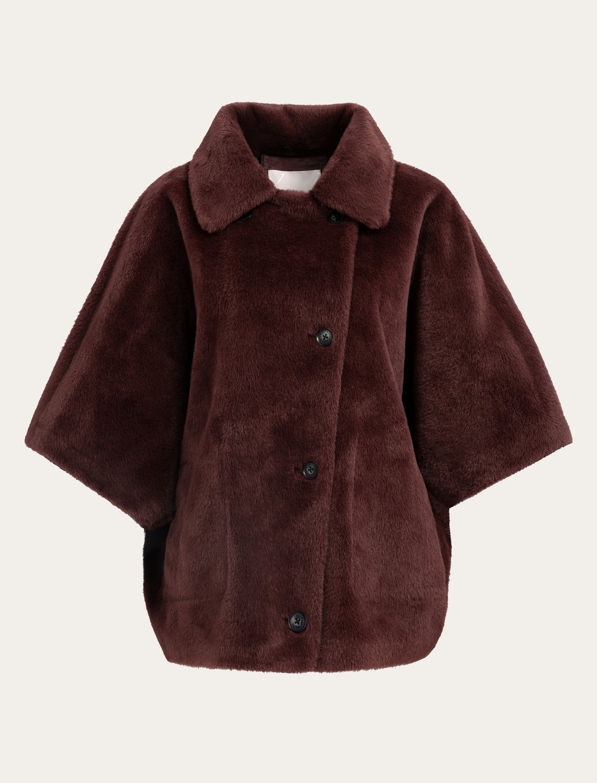 Oversize Reversible Fausse Fourrure