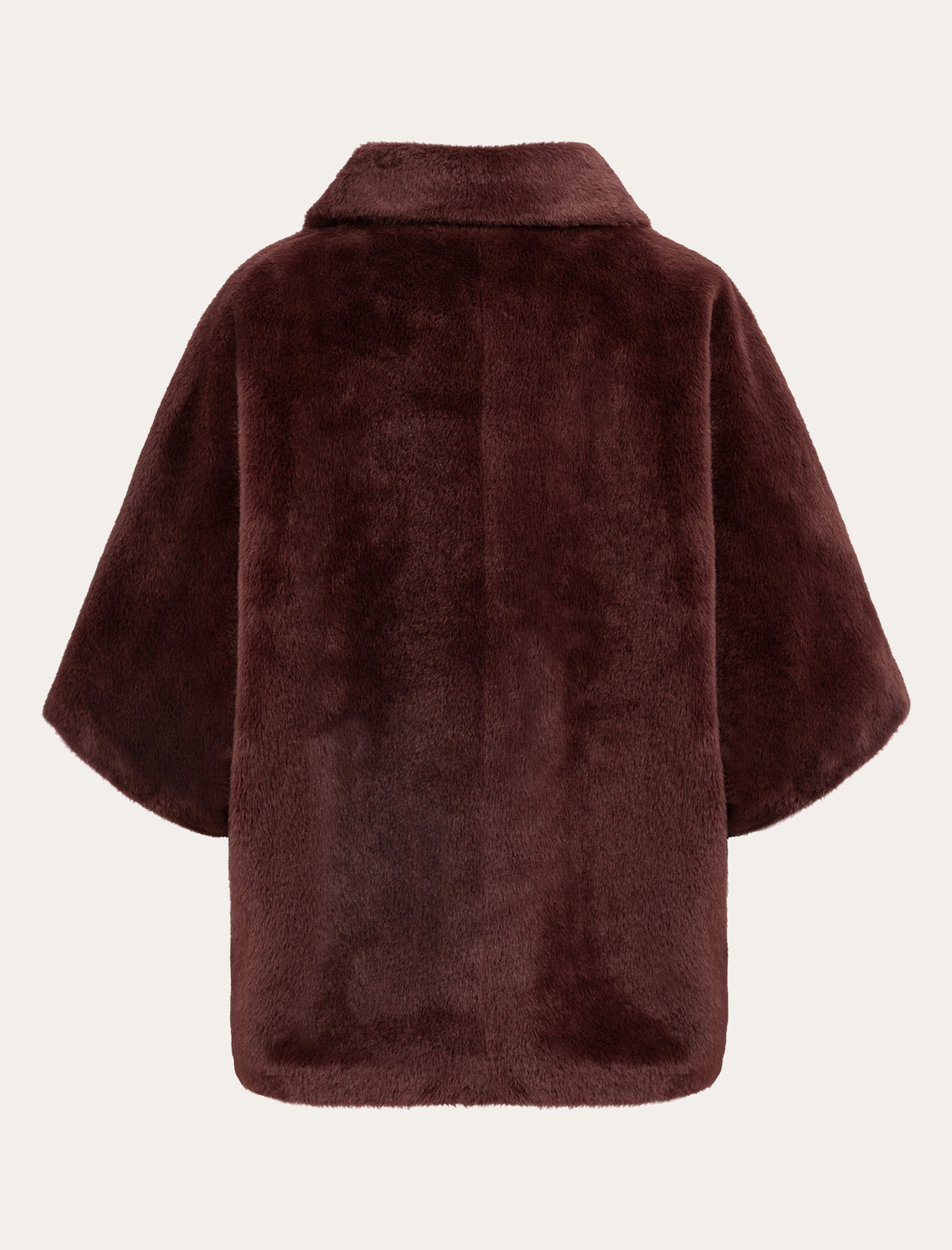 Oversize Reversible Fausse Fourrure