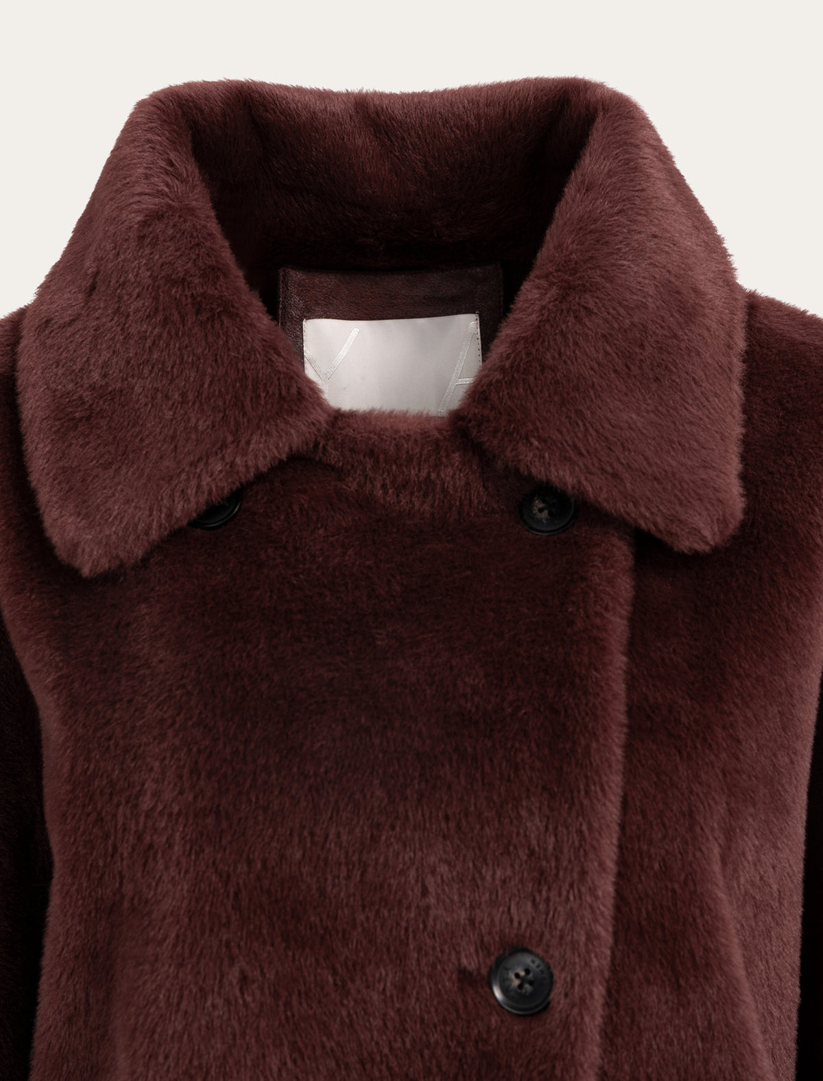 Oversize Reversible Fausse Fourrure