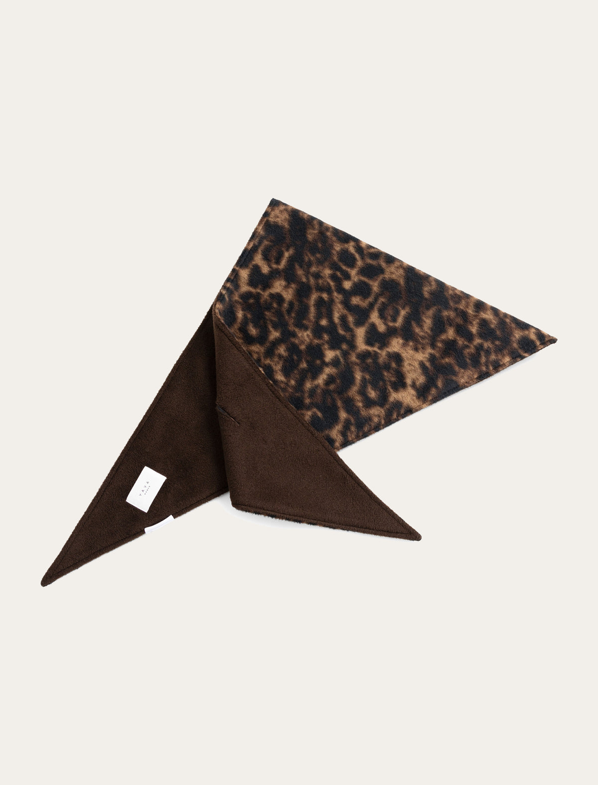 Leopard Reversible Triangle
