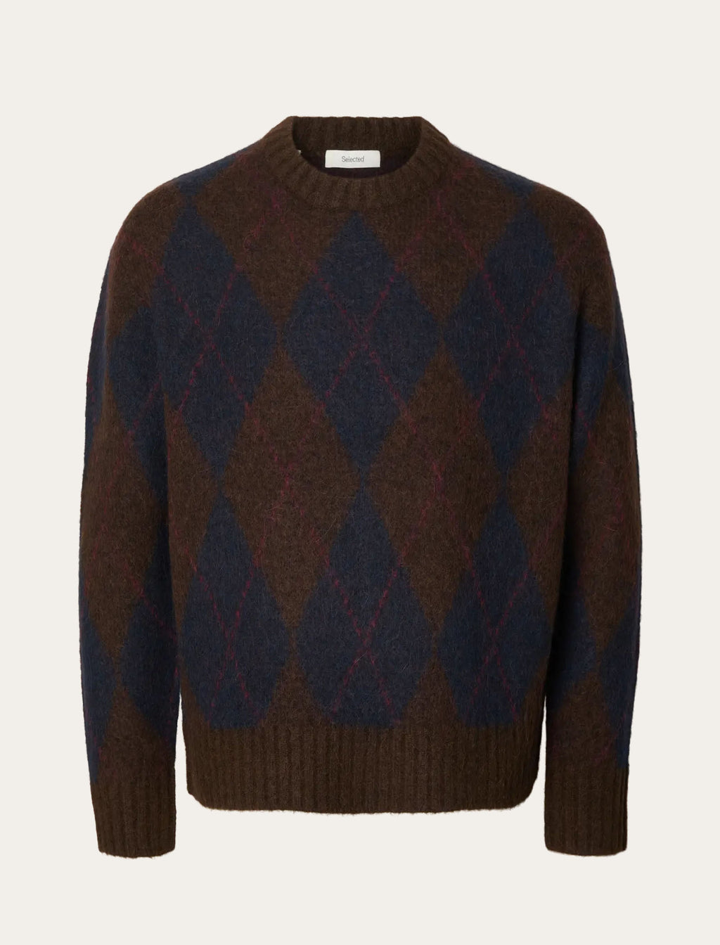 Argyle Crew Neck