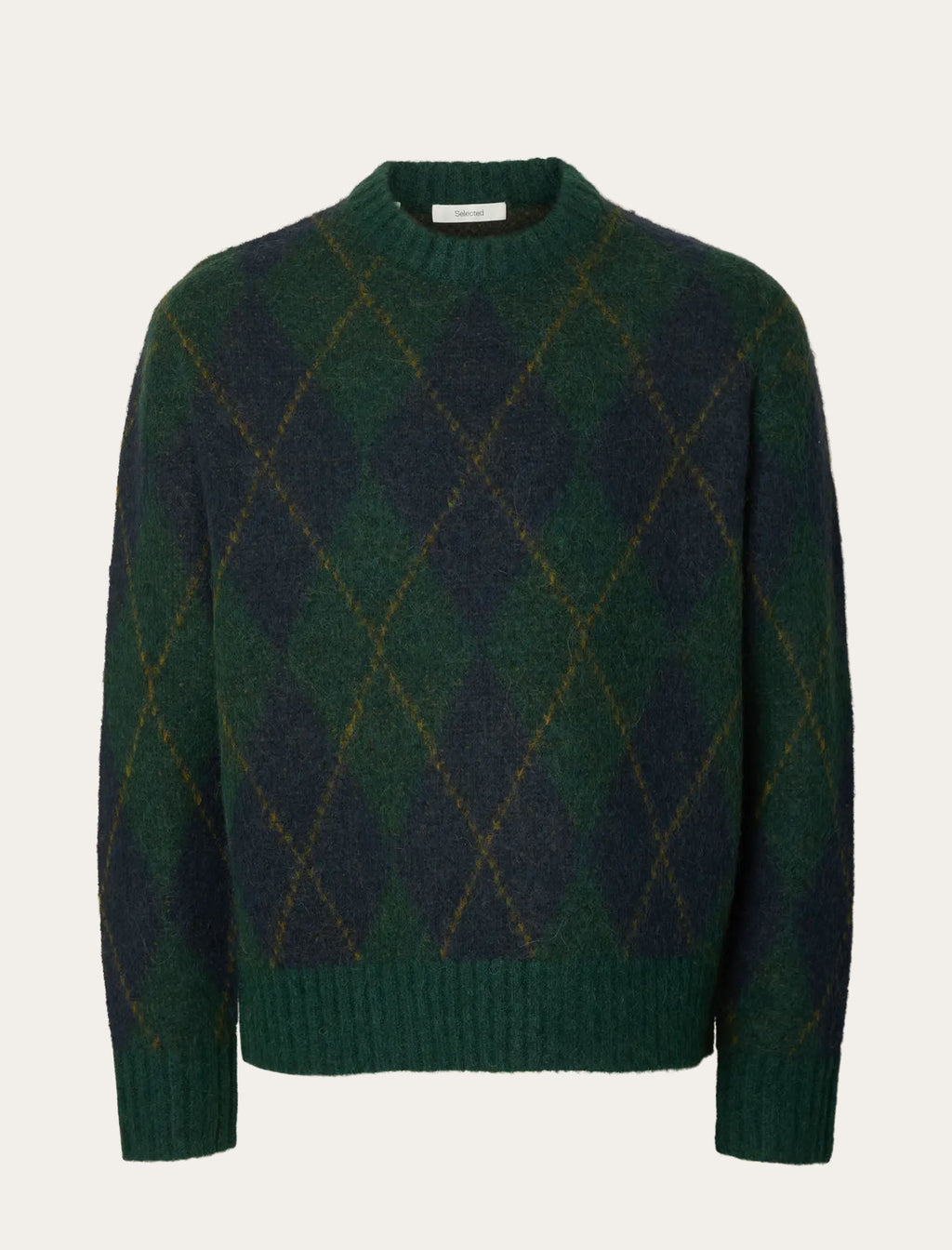 Argyle Crew Neck