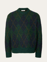 Argyle Crew Neck