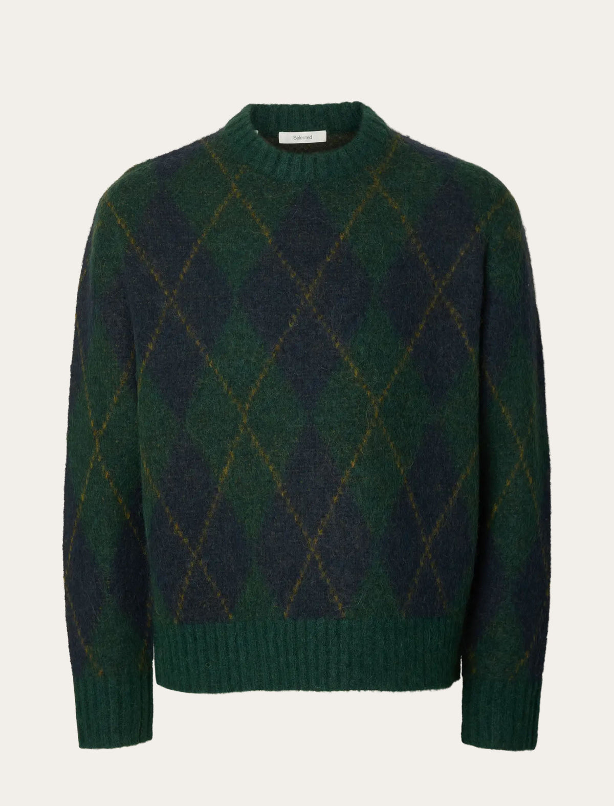 Argyle Crew Neck