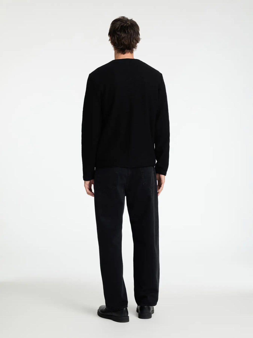 Boiled Wool Cardigan