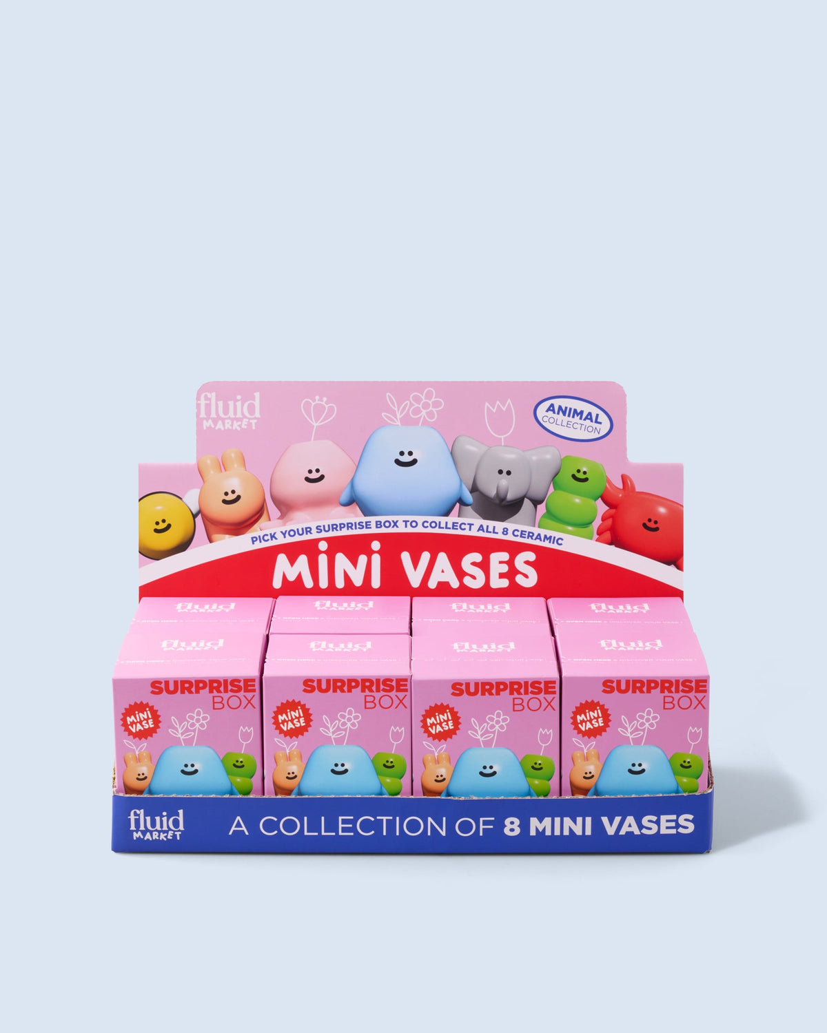 Fluid Market Surprise Box Animaux packaging
