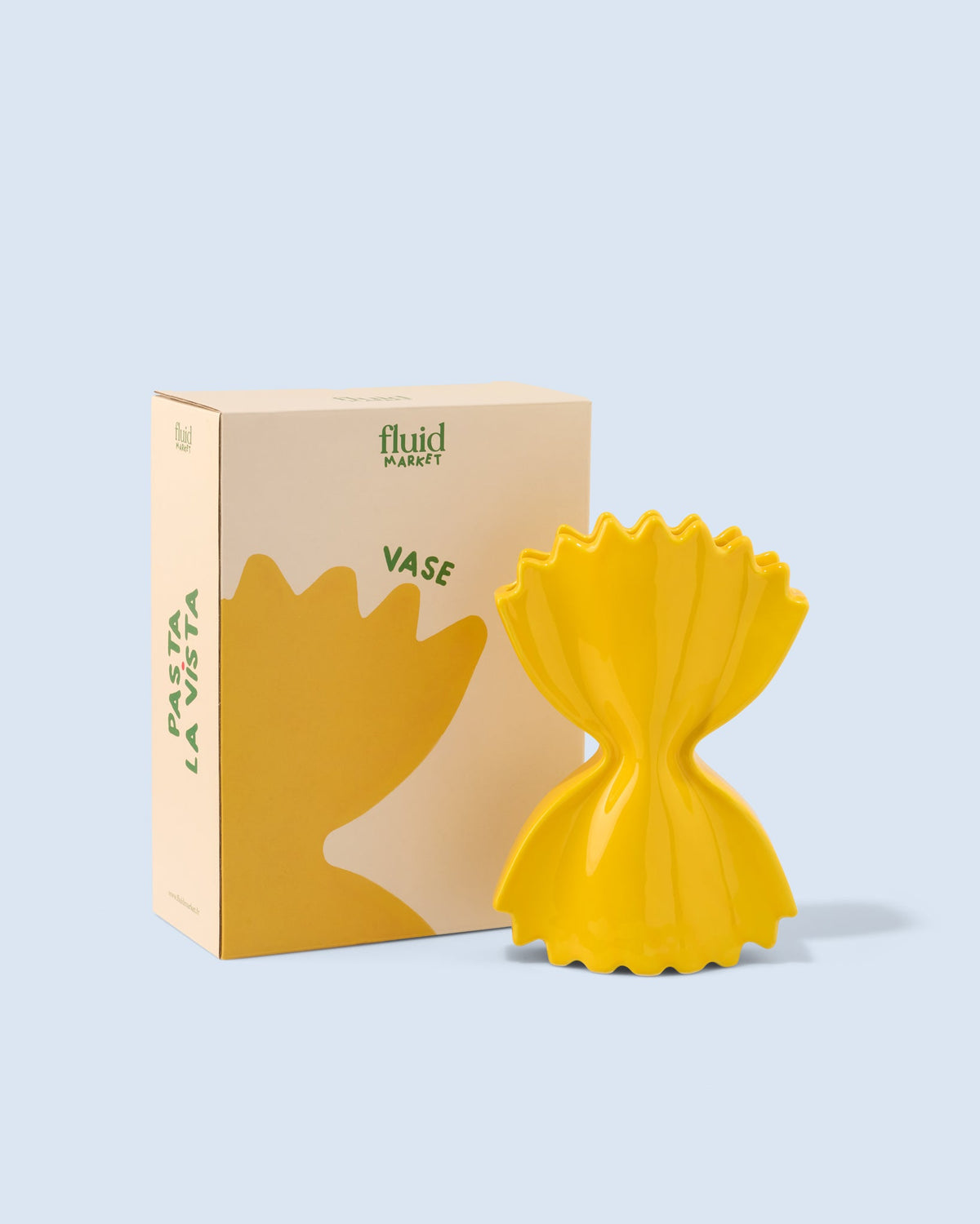 Fluid Market vase Pasta packaging