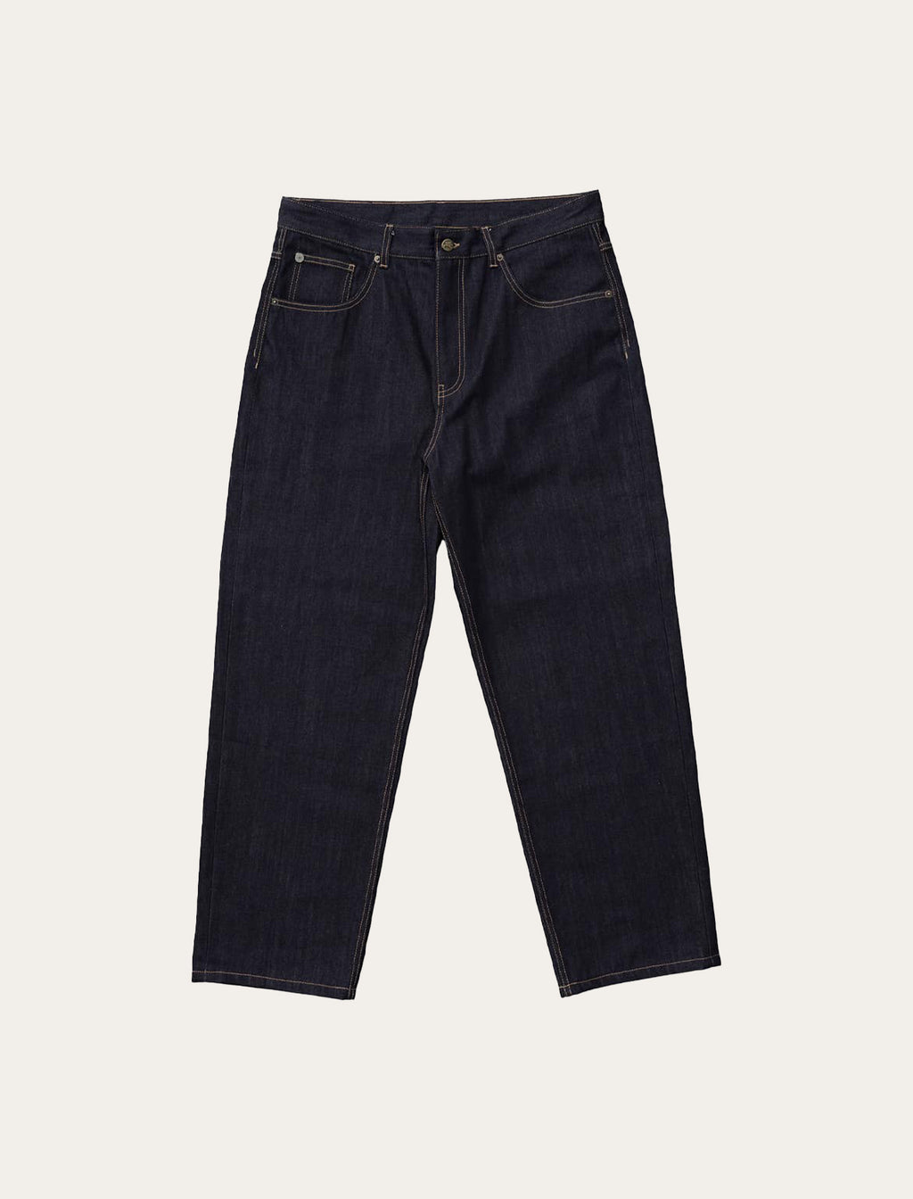 Raw Denim Wide-Leg