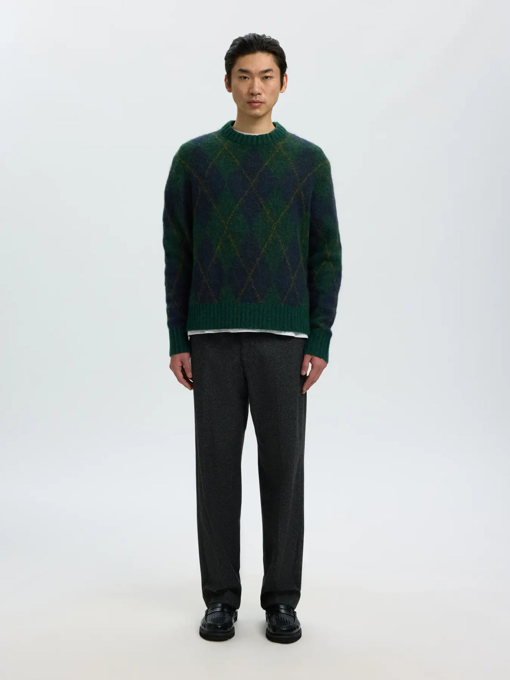 Argyle Crew Neck