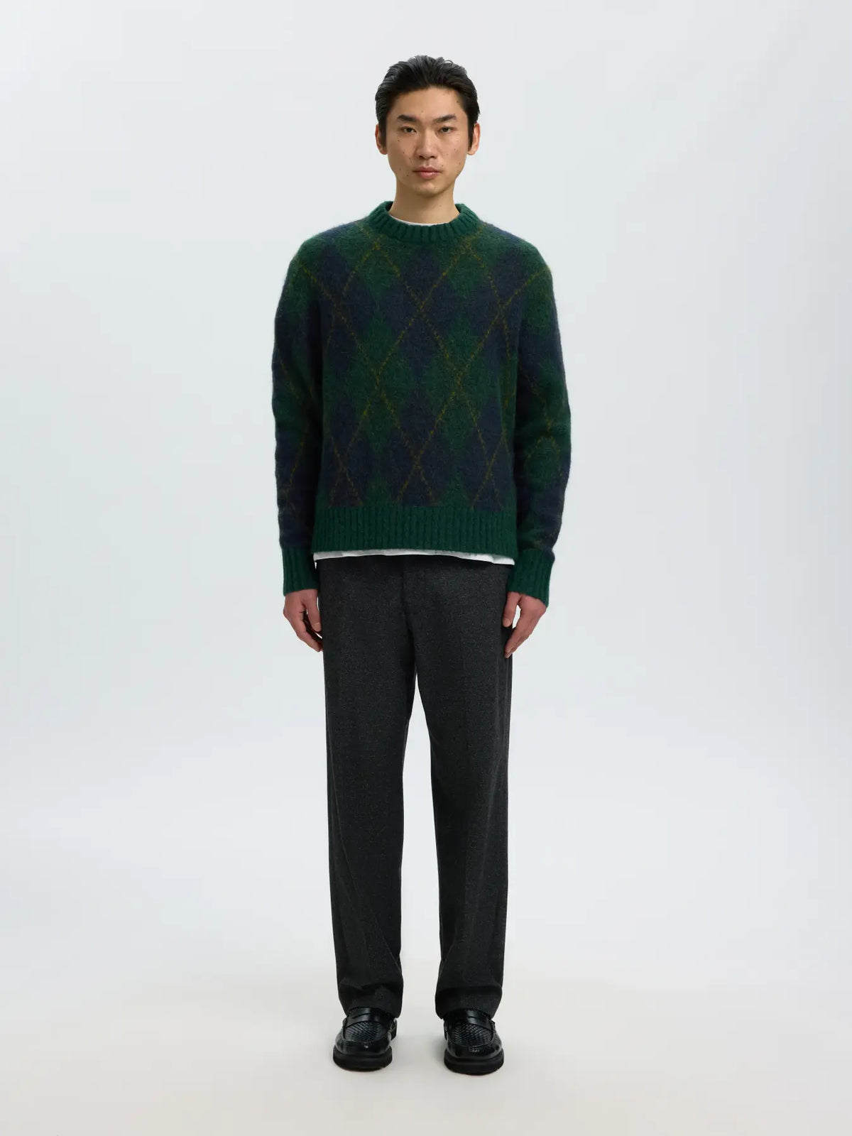 Argyle Crew Neck