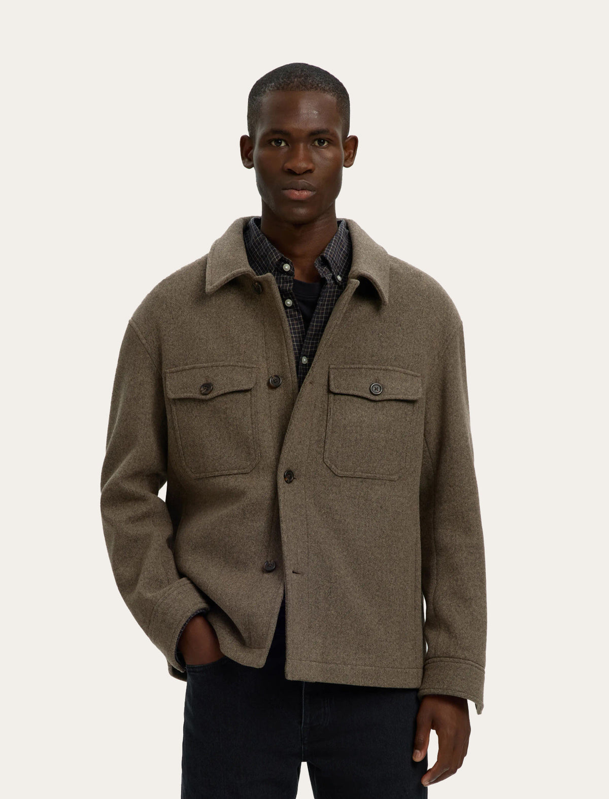Wool Blend Shacket