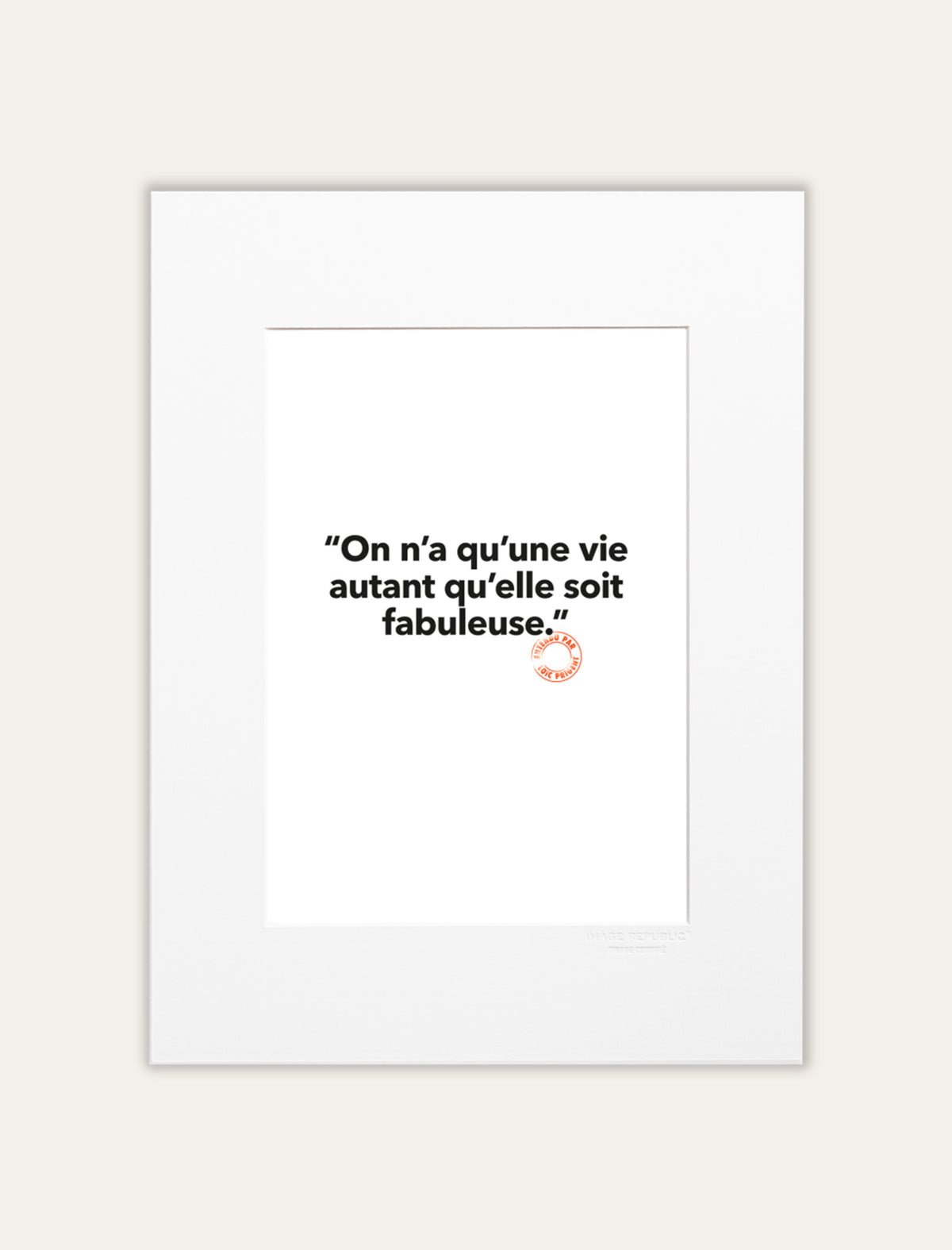 Loïc Prigent 040 On N'a Qu'une Vie