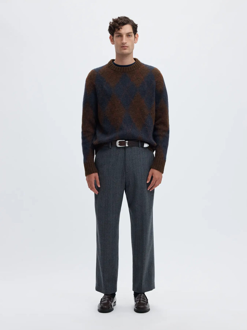 Argyle Crew Neck