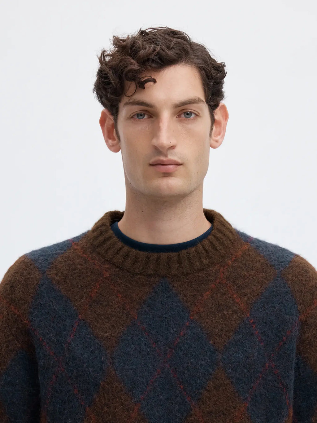 Argyle Crew Neck