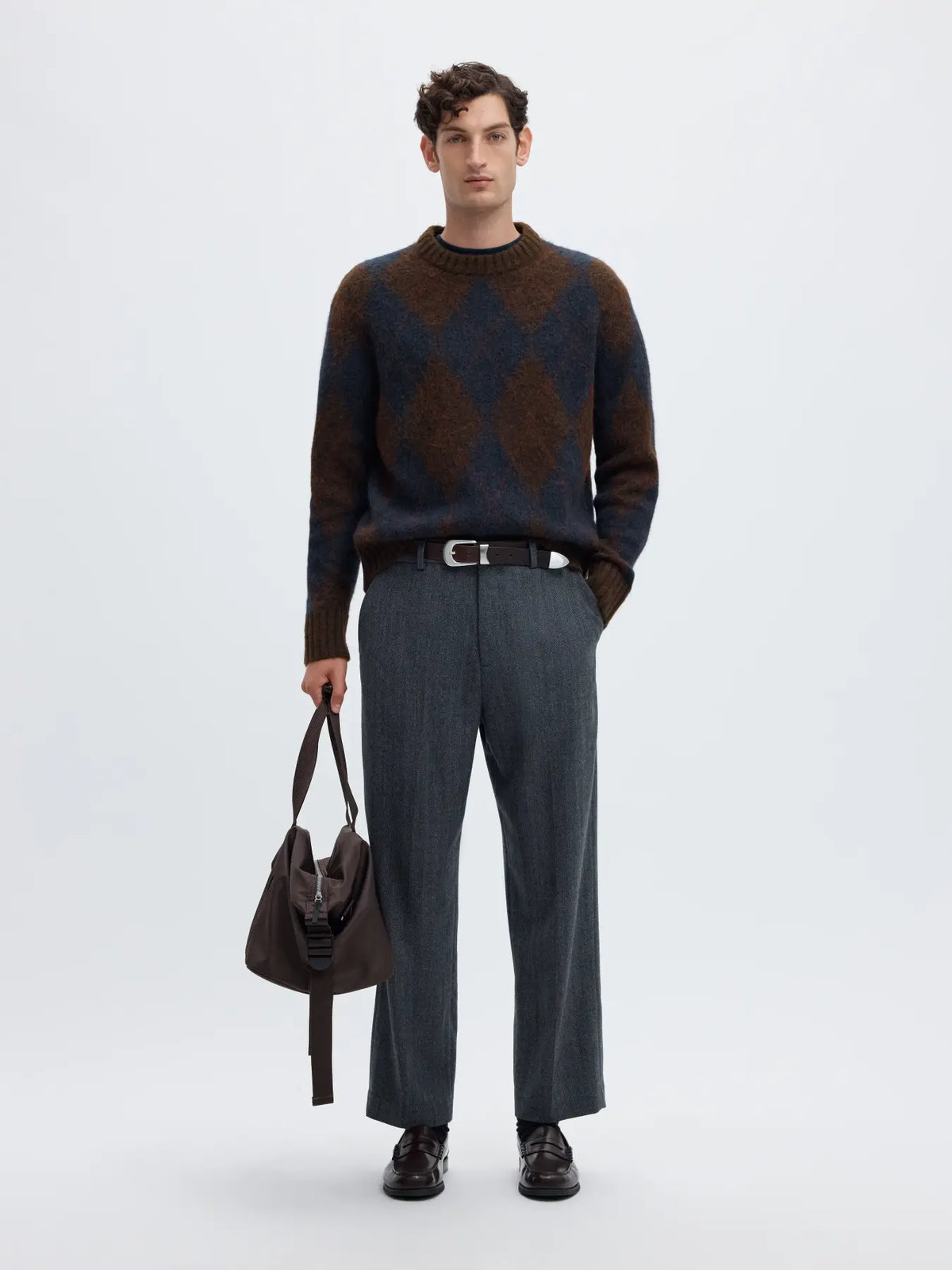 Argyle Crew Neck