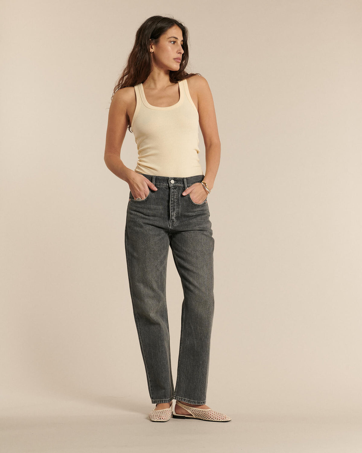 QUINCY DENIM - DUSTY GREY BL 30