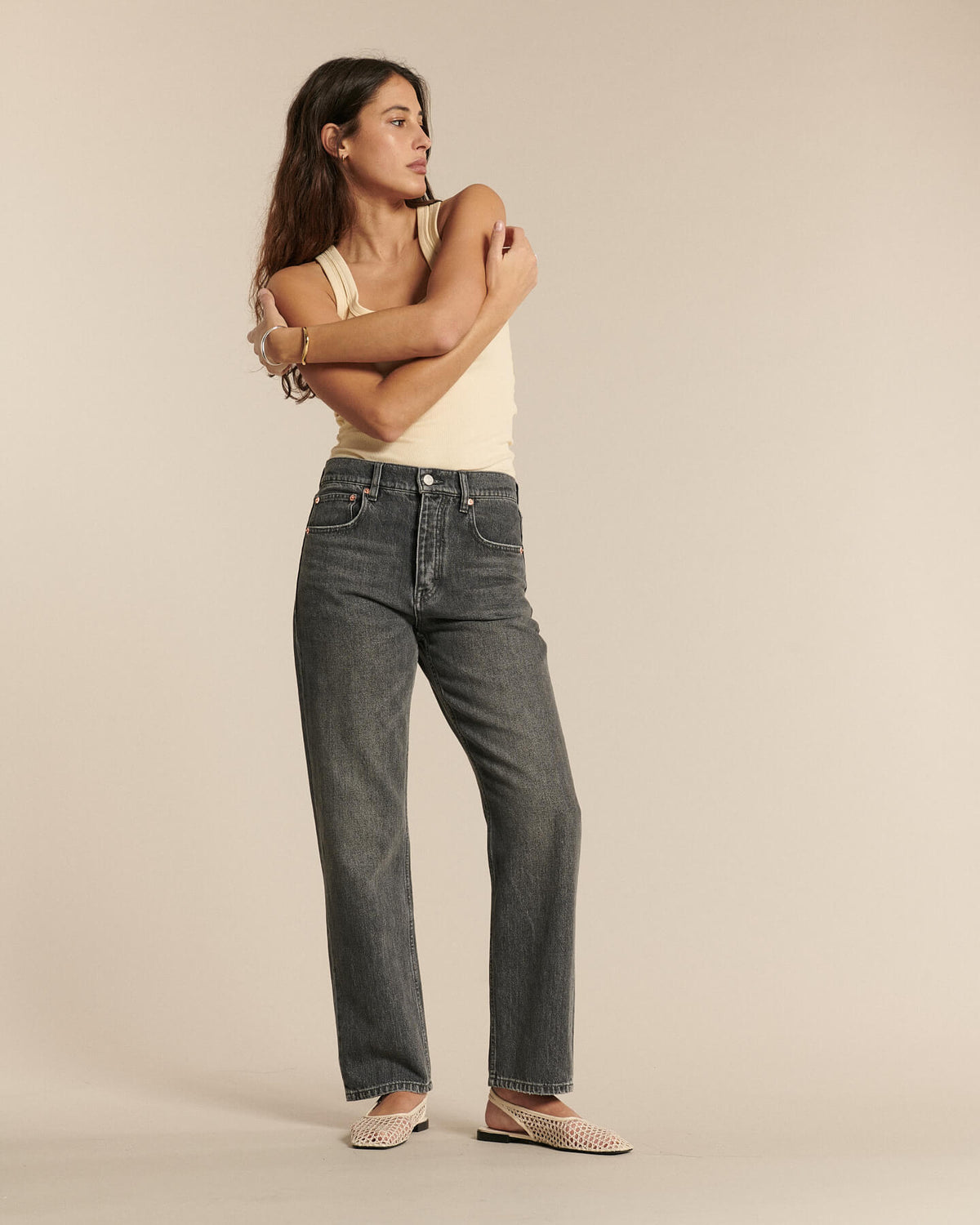 QUINCY DENIM - DUSTY GREY BL 30