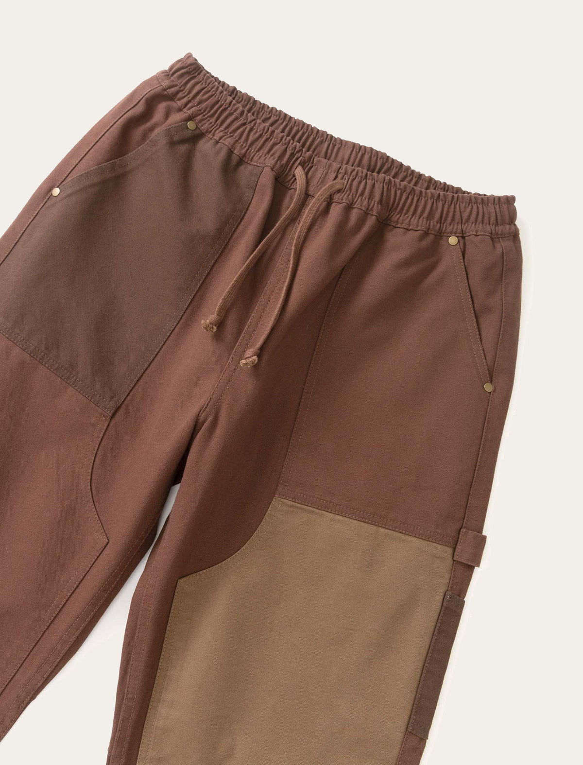 Patchwork Utility Chef Pants