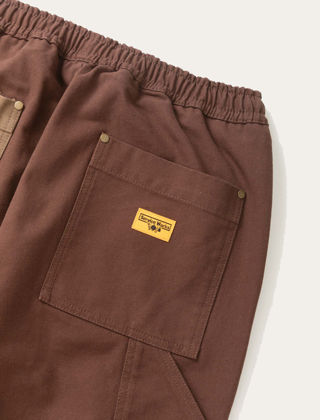 Patchwork Utility Chef Pants