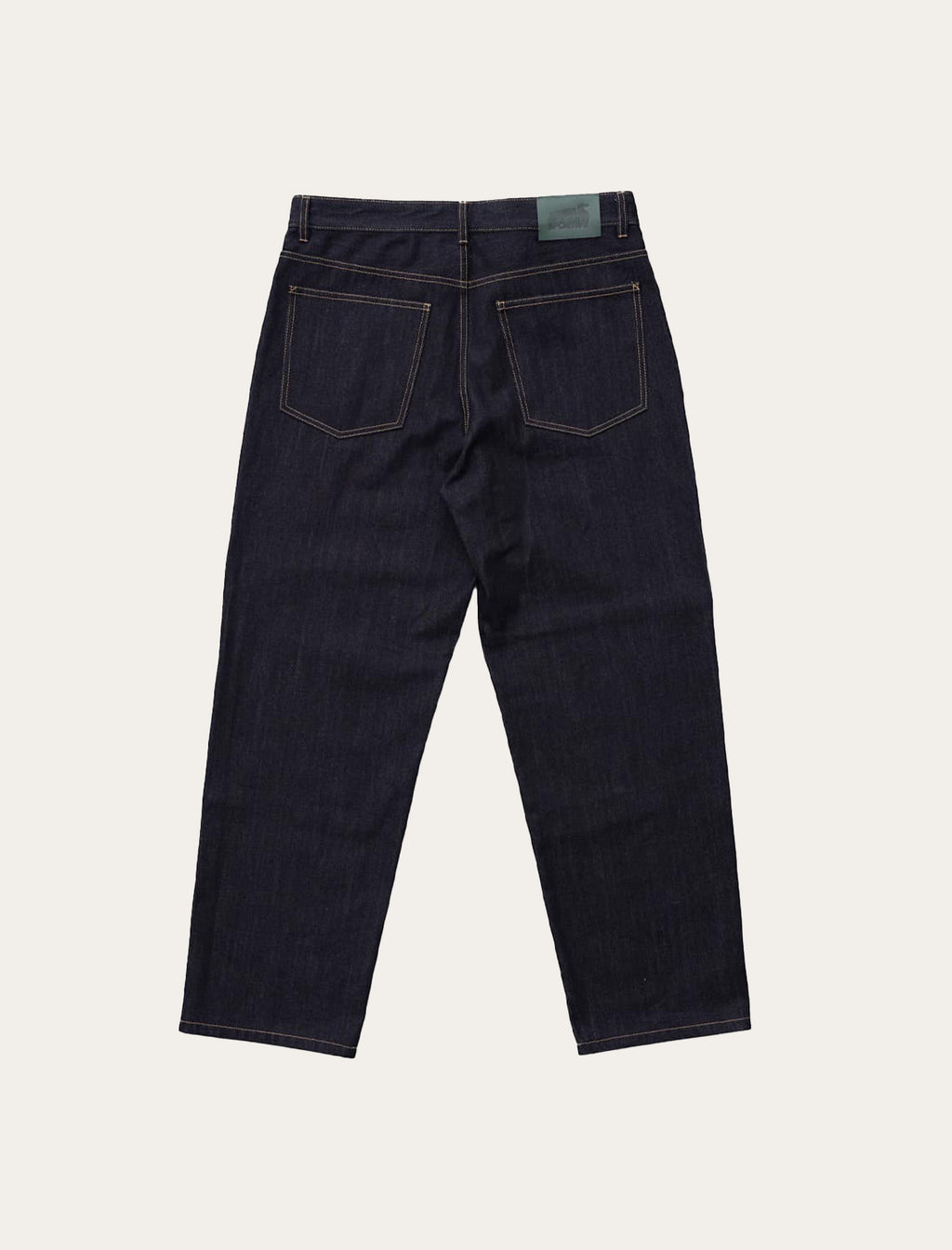 Raw Denim Wide-Leg
