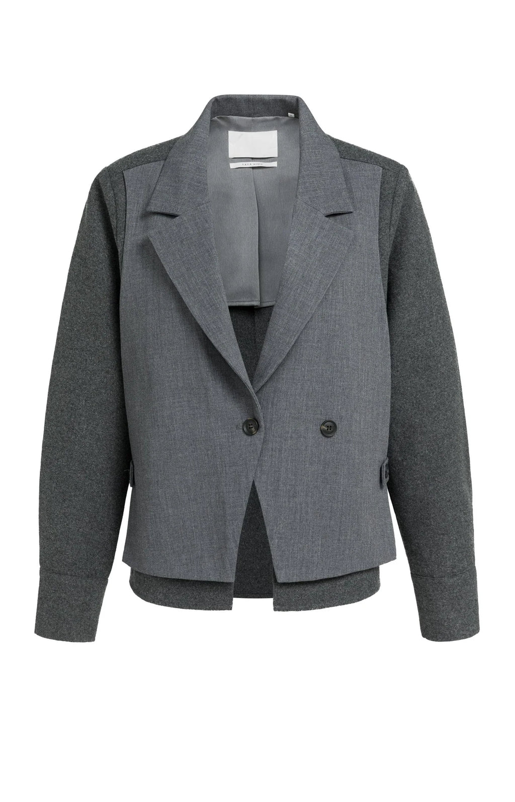 Blazer Ample Contrastant
