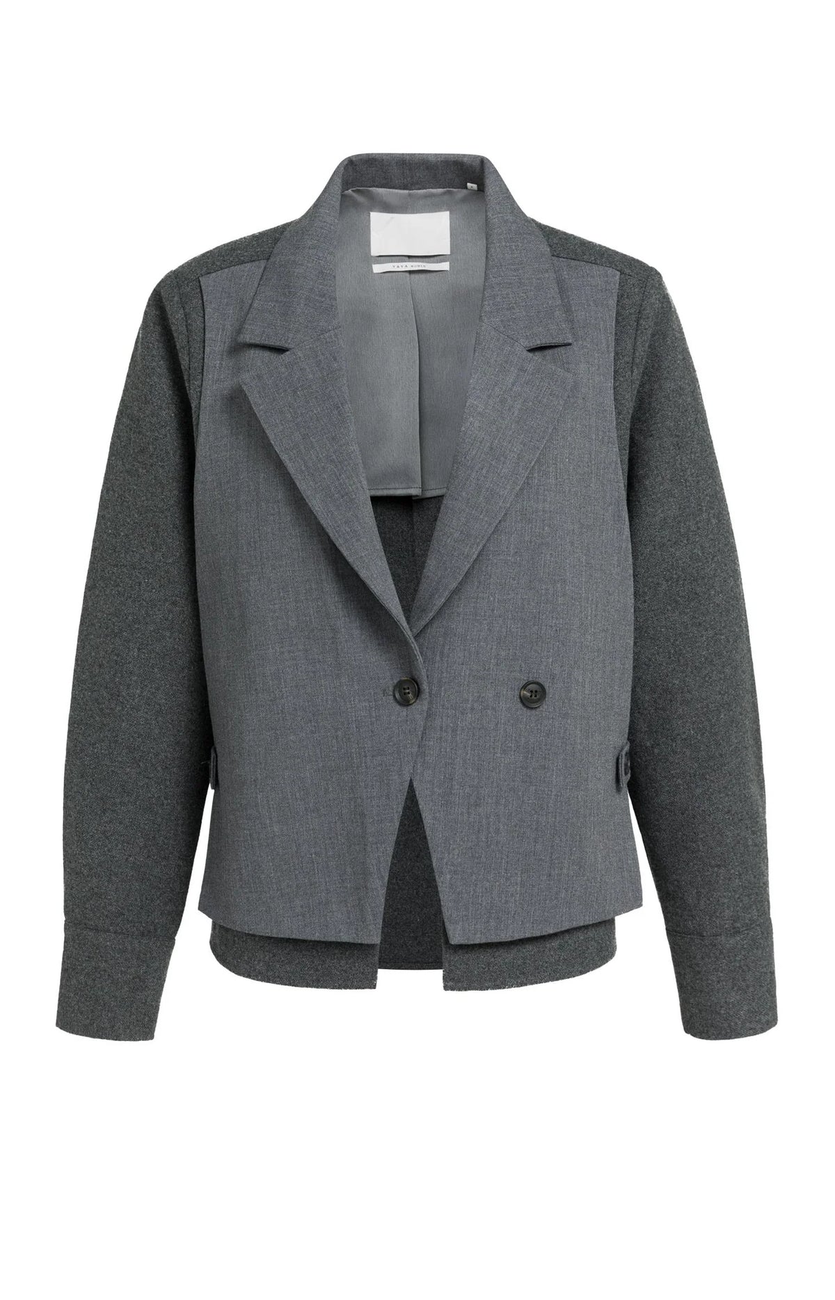Blazer Ample Contrastant