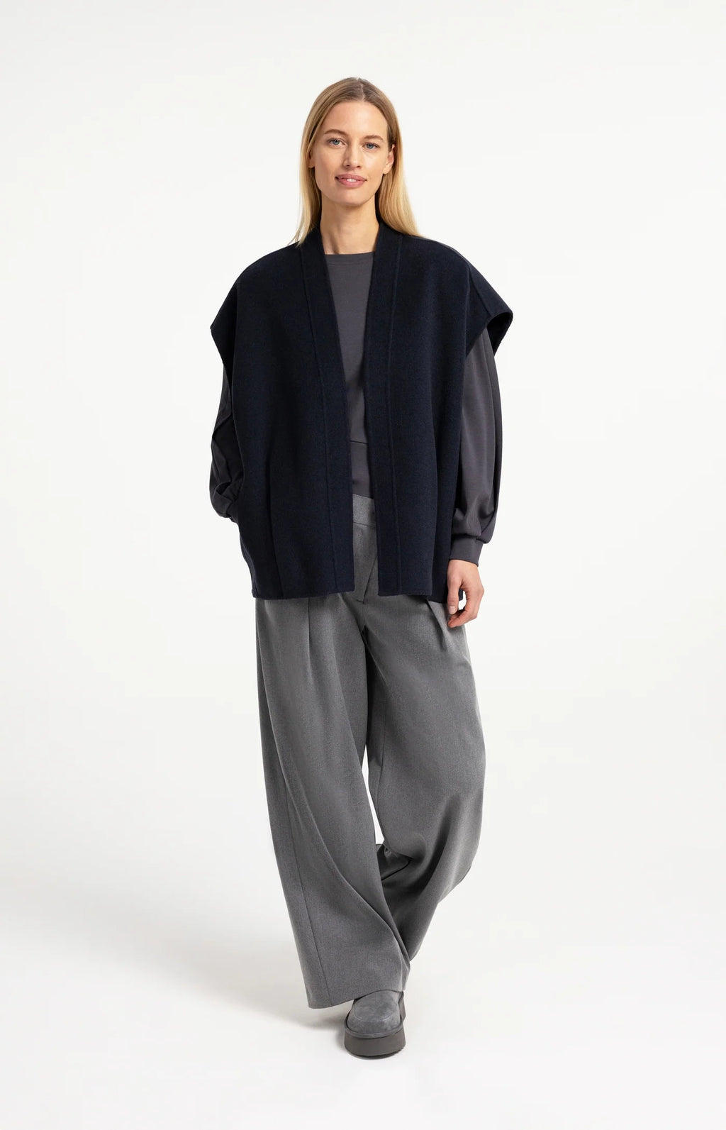 Bodywarmer Oversize Laine