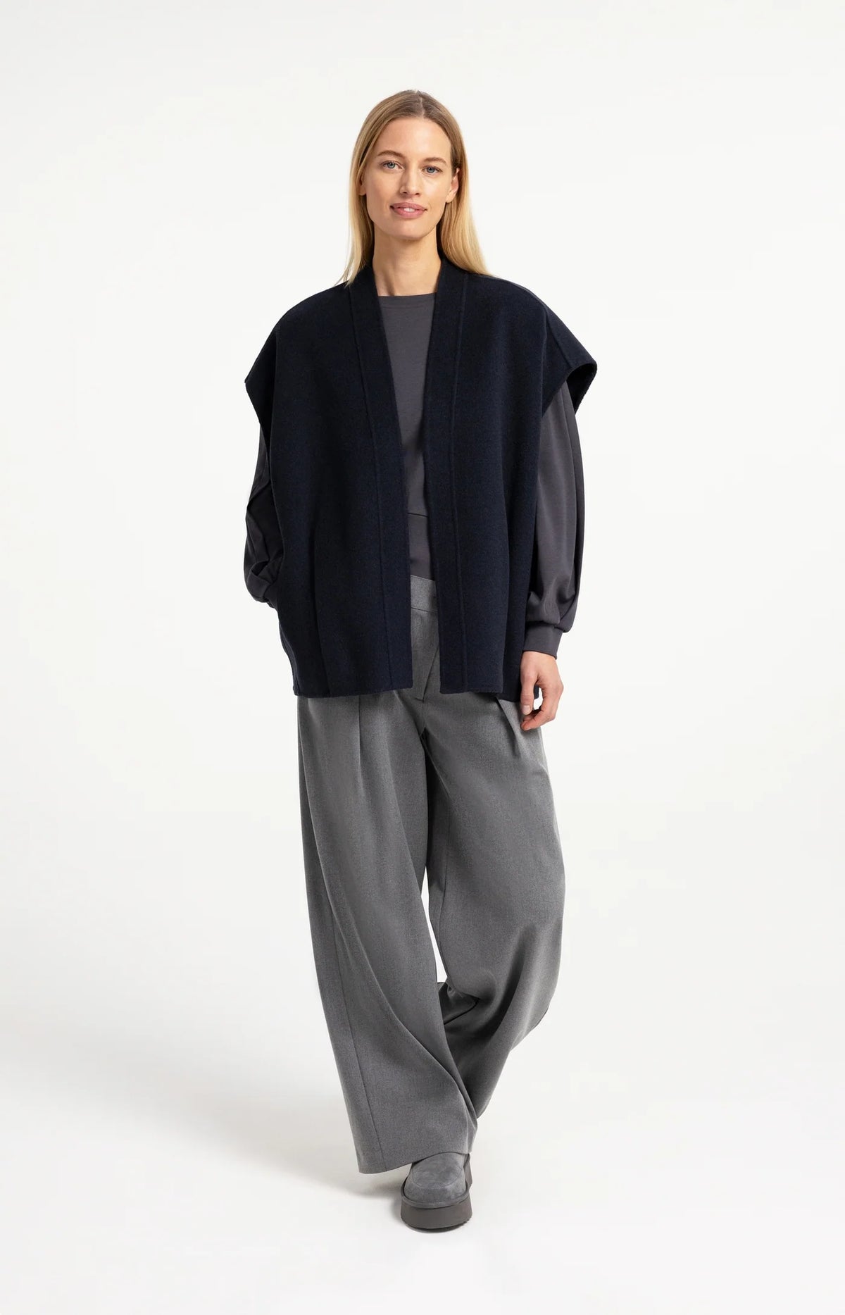 Bodywarmer Oversize Laine