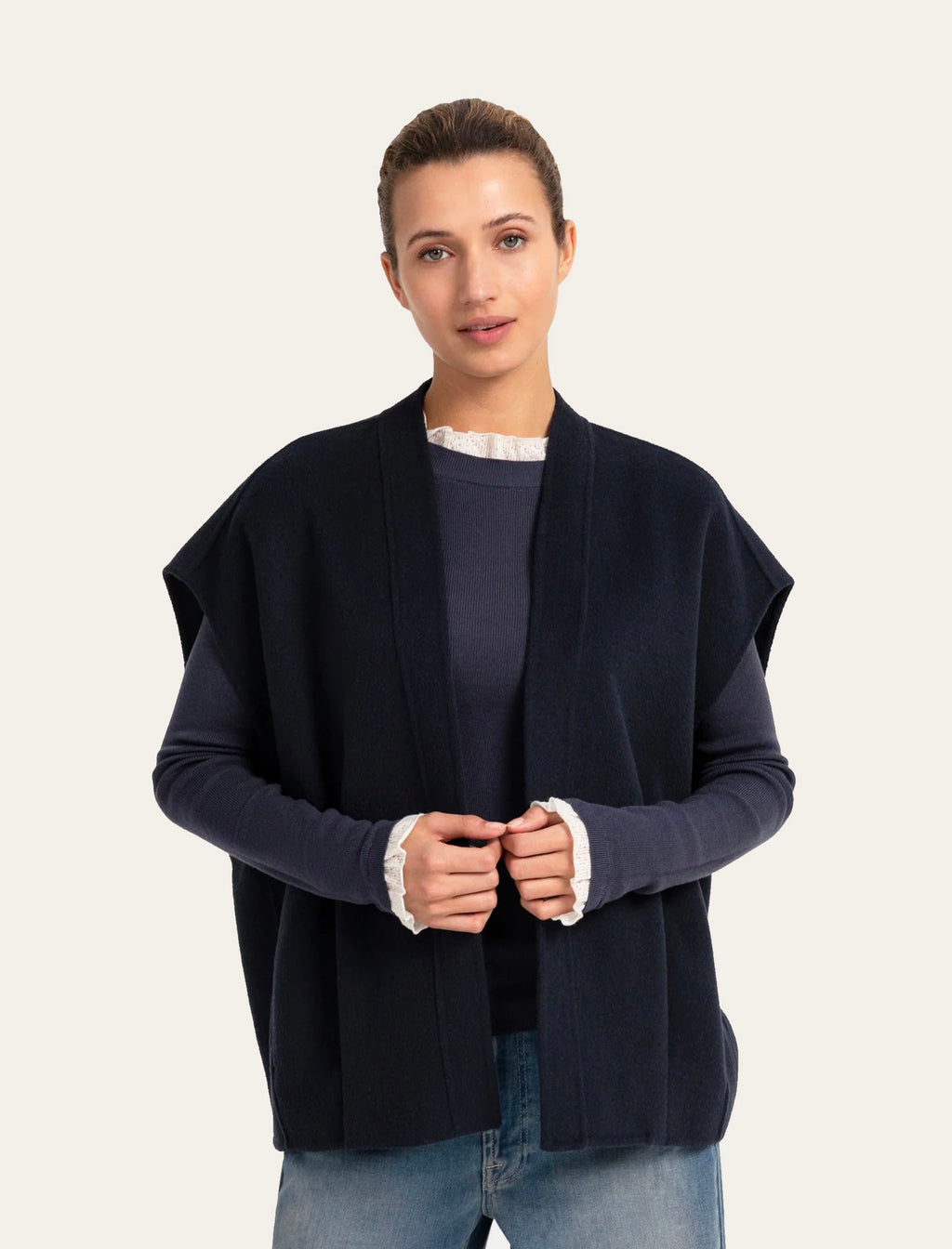 Bodywarmer Oversize Laine
