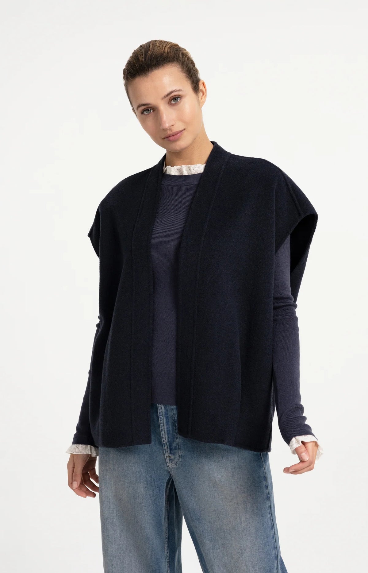 Bodywarmer Oversize Laine