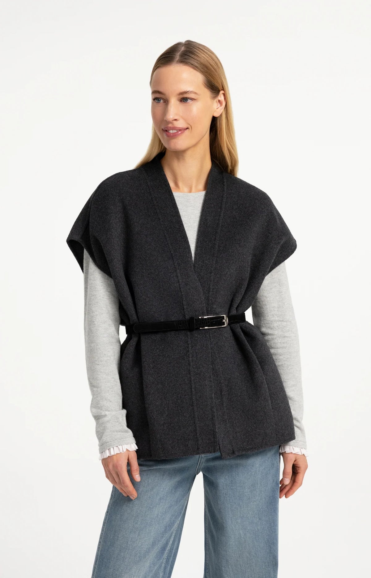 Bodywarmer Oversize Laine
