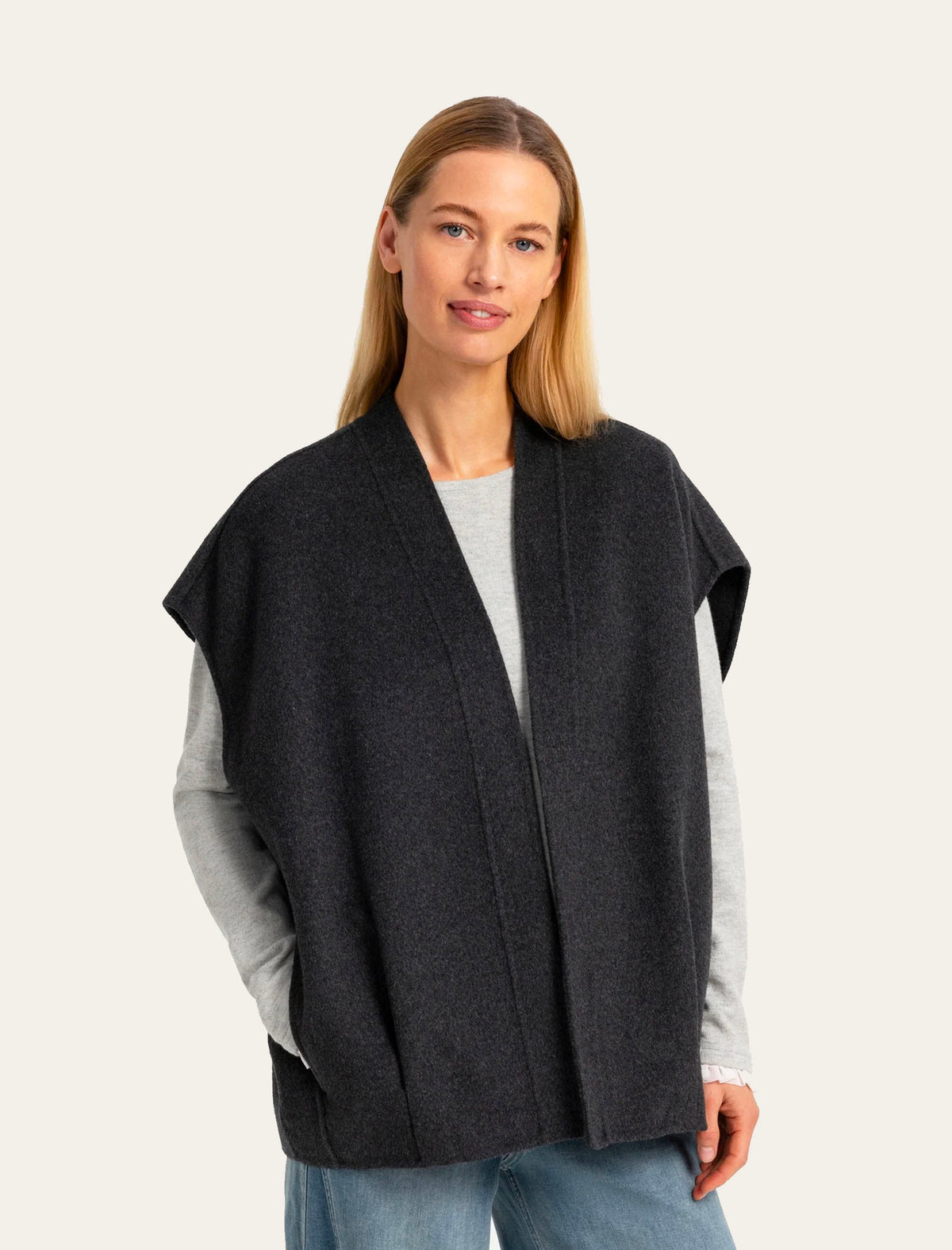 Bodywarmer Oversize Laine