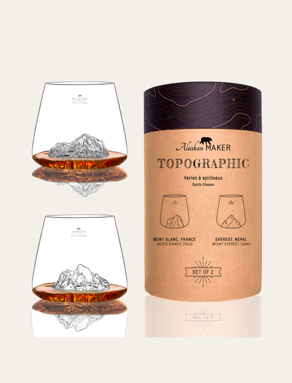 Duo Whisky Everest & Mont Blanc