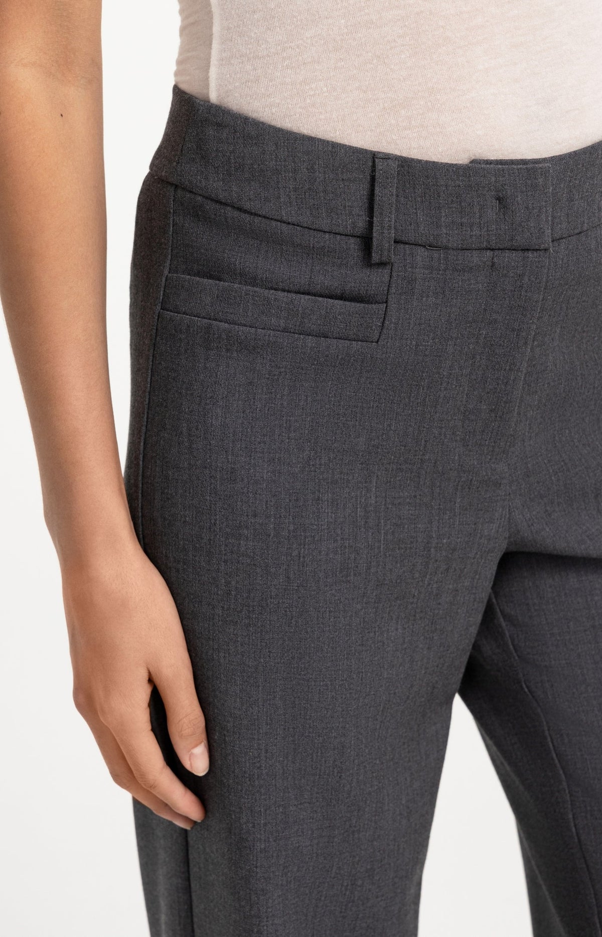Droit Taille Mi-Haute