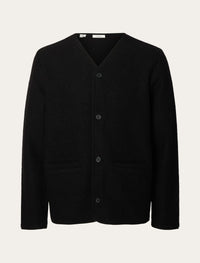 Boiled Wool Cardigan